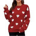thumbnail image 1 of RKSTN Sweaters for Women Fashion Sleeves Round Neck Loose Tops Blouse Knitted Sweater Fall Sweaters, 1 of 5