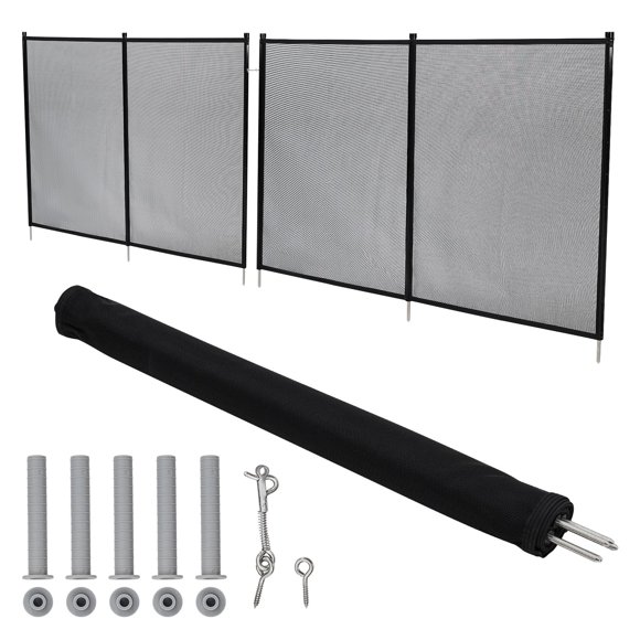 BeesClover Pool Safety Fence, Composite Fiber Protective Netting for Backyard Pools