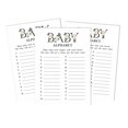 thumbnail image 1 of Inkdotpot Jeu de Douche pour Bébé Neutre, Ensemble de 50, Alphabet ABC pour Bébé, Fournitures de Fête, 1 of 6