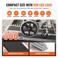 thumbnail image 3 of VEVOR Portable Wheelchair Ramp, 8 ft 800 lbs Capacity, Non-Slip Aluminum Folding Threshold Ramp, Foldable Mobility Scooter Ramp Wheel Chair Ramp, Handicap Ramp for Home Steps, Stairs, Doorways, Curbs, 3 of 9