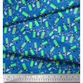 thumbnail image 2 of Soimoi Modal Satin Fabric Heart & Lighter Men Printed Fabric 1 Yard 42 Inch Wide, 2 of 3