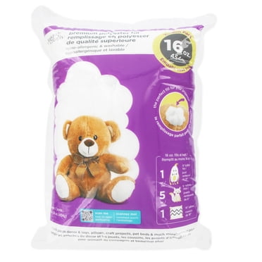UNIQUE CREATIV bourre de polyester de qualité supérieure, 454 g (16 oz), pour jouets, oreillers et lits pour animaux