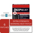 thumbnail image 4 of Deep Relief Extra Strength Warming Heat Pain Relief Patch, Relieve and Soothe Aching Muscles, 6 count, 4 of 7