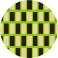 thumbnail image 1 of Ahgly Tapis Rond Lavable en Machine Intérieur Transitionnel Vertjaune Vert, 4 Pieds Rond, 1 of 7