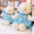 thumbnail image 3 of Poupée Lapin Confortable Haute Élasticité avec Robe Longue Oreille Jouet Mignon pour Enfants, 3 of 8