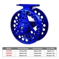 thumbnail image 3 of Graflsoa FR01 Moulinet de Pêche à la Mouche en Alliage d'Aluminium - Bleu, Taille 3/4, Rapport de Transmission 1:1, Roulements BB 2+1, Design Compact, 3 of 7