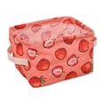 thumbnail image 1 of Yhmxh Closet Organizers and Storage Cotton And Linen Fabric Storage Box Storage Basket Portable Storage Basket Desktop Sundries Cosmetic Storage Box Storage Basket, 1 of 2