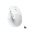 thumbnail image 1 of Logitech Lift Vertical Ergonomic Mouse - Vertical mouse - ergonomic - 6 buttons - wireless - Bluetooth, 2.4 GHz - Logitech Logi Bolt USB receiver - off-white, 1 of 13