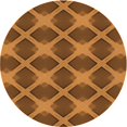thumbnail image 1 of Ahgly Tapis d'Intérieur Lavable en Machine Carré Marron Selle, 3 Pieds Carré, 1 of 7