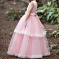 thumbnail image 4 of Robes Tutu pour Filles en Liquidation Robe pour Enfants Fille Robe Princesse Sans Manches Robe en Tulle à Fleurs Jupe-Robe Robe d'Halloween pour Enfants Robe Tutu pour Filles Rose Nouveau, 4 of 9
