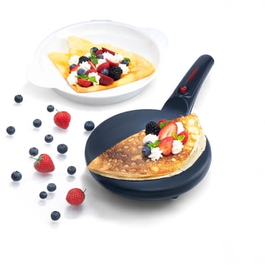 Gourmia Mini Crêpière 8” Crêpière Électrique avec Plaque Antiadhésive Poignée au Toucher Froid pour une Utilisation Plus Sûre Super Simple, Fonctionnement Convivial pour Débutants