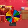 thumbnail image 2 of Prize Colors Wheel Game Durable Iron Fortune Wheel, Tabletop Roulette for Restaurant Stores Carnivals Promotional Activities 30cm 6 Colors, 2 of 8