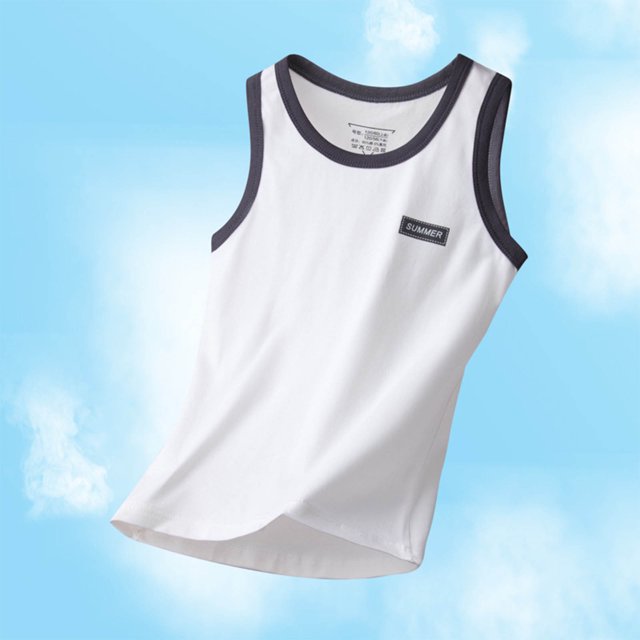Soki Girls' Boys' Racerback Tank Top Sleeveless Vests Tops for Summer 2-17Y