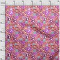 thumbnail image 3 of oneOone Cotton Flex Pink Fabric Kids Alphabet Sewing Craft Projects Fabric Prints By Yard 40 Inch Wide, 3 of 4
