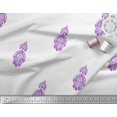 thumbnail image 2 of Soimoi Cotton Cambric Fabric Floral Block Printed Fabric 1 Yard 56 Inch Wide, 2 of 3