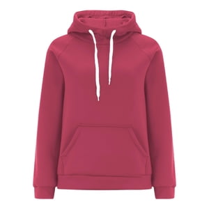 Femmes Chandails à capuche Drawstring, Tops de capuches en coton polaire, Voyage d'hiver Couleur unie manches longues Chandail à capote