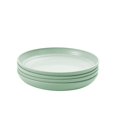 thumbnail image 2 of Ensemble de 4 Assiettes Alimentaires en Plastique Incassables Légères Rondes Plat de Souper Hôtel Bar Cuisine Vaisselle Intérieur Extérieur Camping Randonnée Pique-Nique Vaisselle Vert, 2 of 8