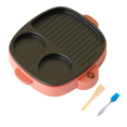 thumbnail image 1 of 3 in 1 Electric Omelette Pan Barbecue Pan Electric Cooker Multifunction Non-Stick Hotpot Steamer Steak Frying B US Plug, 1 of 7