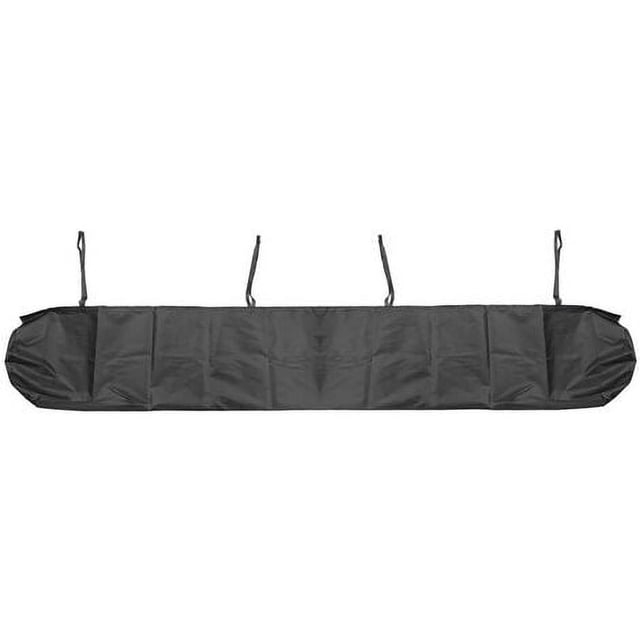 Waterproof & Dustproof Patio Protection 3M Gray Manual Retractable Awning Cover