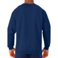 thumbnail image 3 of Jerzees Chandail Molletonné à Col Rond pour Homme Adulte, Bleu Marine, Grand, 3 of 5