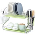 thumbnail image 1 of Amdohai Dish Drying Rack 2 Tier Dish Rack Steel with Removable, 1 of 7