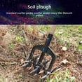 thumbnail image 2 of CUITING Rotary Cultivator Tool Garden Handheld Tiller Cultivator Cordless Tiller for Reseeding Grass or Soil Mixing, 2 of 7