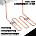 thumbnail image 2 of AKDSteel 3600W High-Power Commercial Electric Deep Fryer, 12.6Qt/12L Dual-Tank Design with Precise Temperature Control & 2 Baskets**, 2 of 7