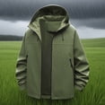 thumbnail image 4 of Yuyuzo Womens Rain Jacket Waterproof Lightweight Windbreaker Jacket Plus Size Raincoat with Pockets, 4 of 6