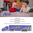 thumbnail image 3 of Lifelike Container Truck Model Toy with Detachable Tractor, Collectible for Kids and Home Decor, Parent Child Interaction, 3 of 7