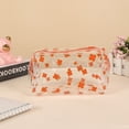 thumbnail image 1 of Meitianfacai Trousse Transparente Ins Mignonne Visage Haut Fille Cœur Grande Capacité Trousse, 1 of 1