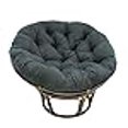 thumbnail image 3 of International Caravan Furniture Piece Rattan 42-Inch Papasan Chair With Micro Suede Cushion, 3 of 3