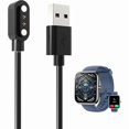 thumbnail image 1 of xixishop [2 Pack] for BOOOMIC IDW25 Smart Watch Charger, Magnetic Replacement USB Charging Cable Compatible with BOOOMIC IDW25 Smart Watch Accessories(Black), 1 of 1
