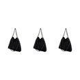 thumbnail image 3 of kurtrusly Functional And Beautiful Bags To Organize Life Classic And Timeless Shoulder Bag black 3Set, 3 of 6