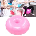 thumbnail image 4 of Yoga Ball Pink Doughnut Shape - Yoga Ball Chair - Balance Trainer - Thicken Anti-Explosion Inflatable Seating Exercise - for Office & Home & Gym, 4 of 5