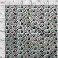 thumbnail image 2 of oneOone Viscose Chiffon Fabric Leaves & Floral Block Print Fabric BTY 42 Inch Wide, 2 of 4