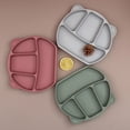 thumbnail image 2 of Labymos Silicone Suction Plates for Babies Toddlers Self Feeding Baby Suction Plate with Silicone Spoon, 2 of 8