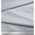 thumbnail image 2 of Soimoi Poly Georgette Fabric Floral Shirting Printed Fabric 1 Yard 52 Inch Wide, 2 of 3