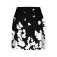 thumbnail image 3 of EQWLJWE Women's High Waisted Flowy Ruffle Skort, Floral Pleated, Small, 3 of 5