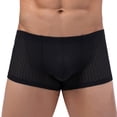 thumbnail image 1 of Mens Boxer Boxers Classic Underwear Solid Black M 1-Pack, 1 of 8