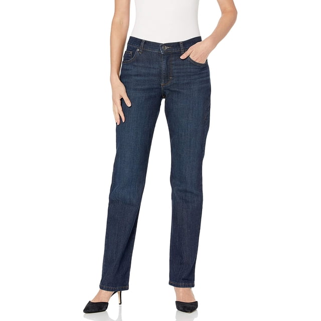 Lee Womens Relaxed Fit Straight-Leg Jean