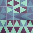 thumbnail image 1 of oneOone Velvet Turquoise Blue Fabric Geometric Sewing Craft Projects Fabric Prints By Yard 58 Inch Wide, 1 of 4