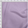 thumbnail image 3 of oneOone Georgette Viscose Light Purple Fabric Rabbit Animal Craft Projects Decor Fabric Printed By The Yard 42 Inch Wide, 3 of 4