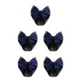 thumbnail image 3 of Decodeary Professional Hair Plate Mesh Pocket Practical Snood Net Elegant And Professional Thick Stripes- Blue 5Set, 3 of 6