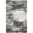 thumbnail image 2 of SAFAVIEH Adirondack Collection ADR112G Moderne Abstrait Non-Déchirage Salon Chambre à Coucher Tapis, 8' x 8' Rond, Argent / Multi, 2 of 4