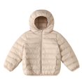 thumbnail image 1 of Tranfacy Kids Packable Hooded Puffer Jacket for 2-14 Years Lightweight Zipper Pocket with Storage Bag, 1 of 6
