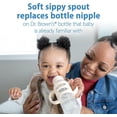 thumbnail image 2 of Dr. Brown's Milestones Narrow Sippy Bottle with Silicone Handles Pink 2x8oz Bottles, 2 of 8