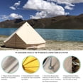 thumbnail image 4 of Large Camping Tent Outdoor Luxury Canvas Camping Tent for 8-10 Persons, 4 of 7