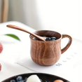 thumbnail image 4 of DEBGFS Set of 2 Handmade Wooden Coffee Mugs - Reusable  Multipurpose  Compostable Natural Wood Tea Cups - Hand Wash Only,2pcs,none, 4 of 6