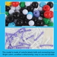 thumbnail image 4 of Organic Chemistry Molecular Model, 59 Atoms 76 Links Chemistry Molecular Model Kit Educational 136PCS  for Learning for Students, 4 of 7