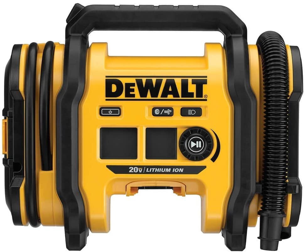 DEWALT 20V MAX Cordless Tire Inflator, Tool Only DCC020IB